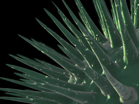 3d render of example medical microscopic image